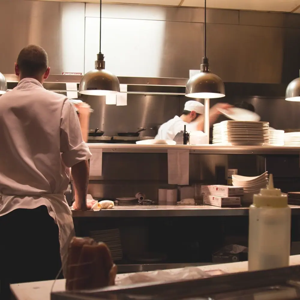 The KichhuKshan Express kitchen during a lunch service