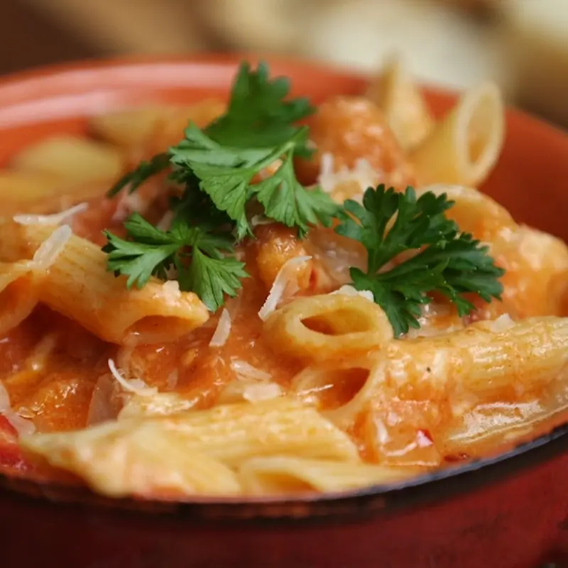 Pasta from the KichhuKshan fast food menu