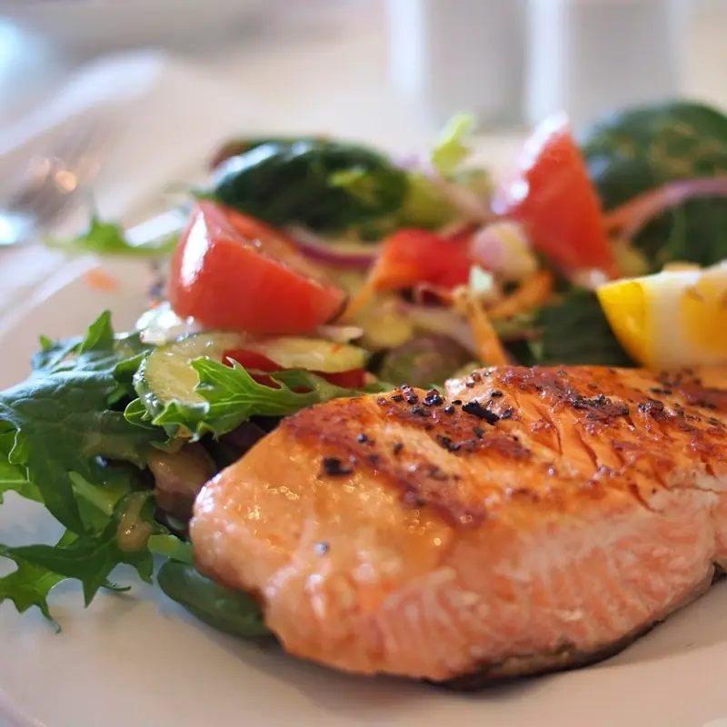 Maple Glazed Salmon from the KichhuKshan food shop