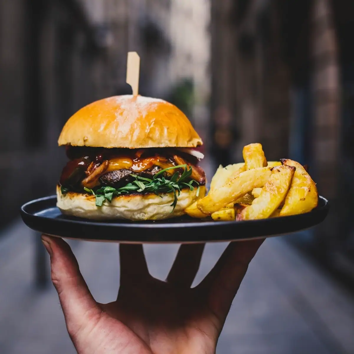 KichhuKshan Express burger and fries combo ready for delivery